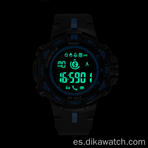 Relojes deportivos de marca SMAEL Relojes de pulsera digitales 8012